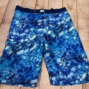Ocean & Coast Boys' Blue Patterned Board Shorts XL NWT